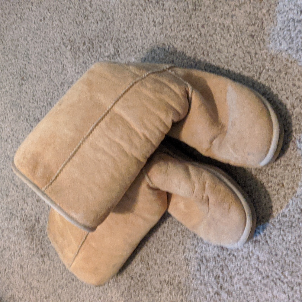 Ugg boots, tall, light brown, size 10